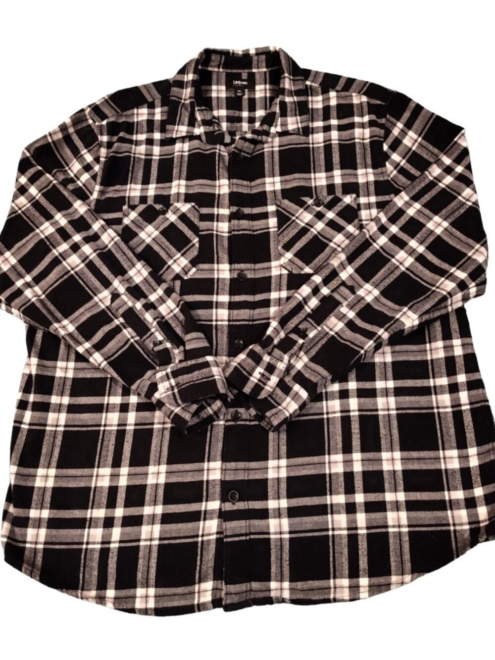 Urban Pipeline XL Men's Black & White Shirt